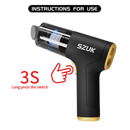 SZUK 98000PA Car Vacuum Cleaner Mini Portable