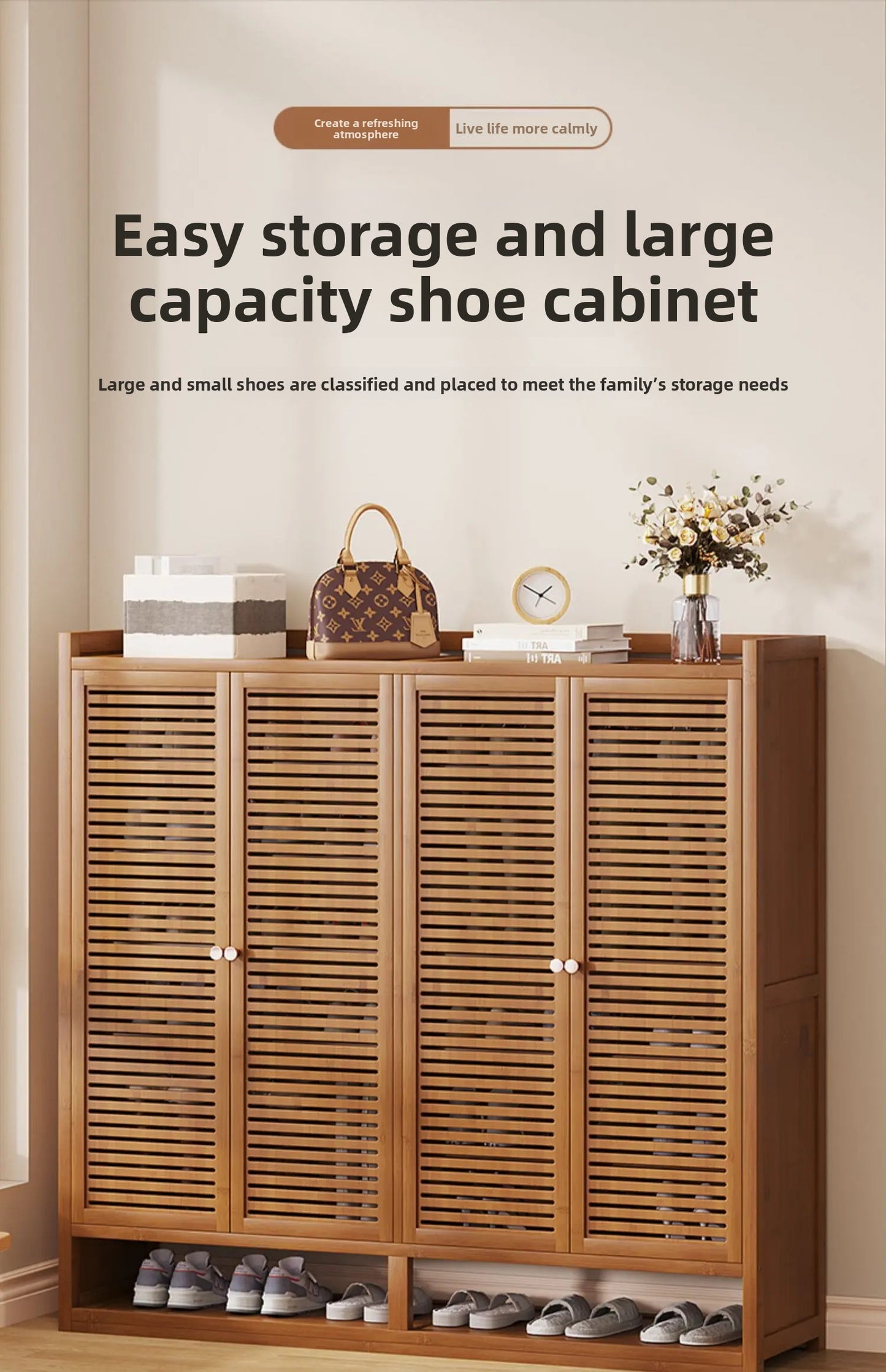 Dust-proof Space Saving Shoe Cabinets