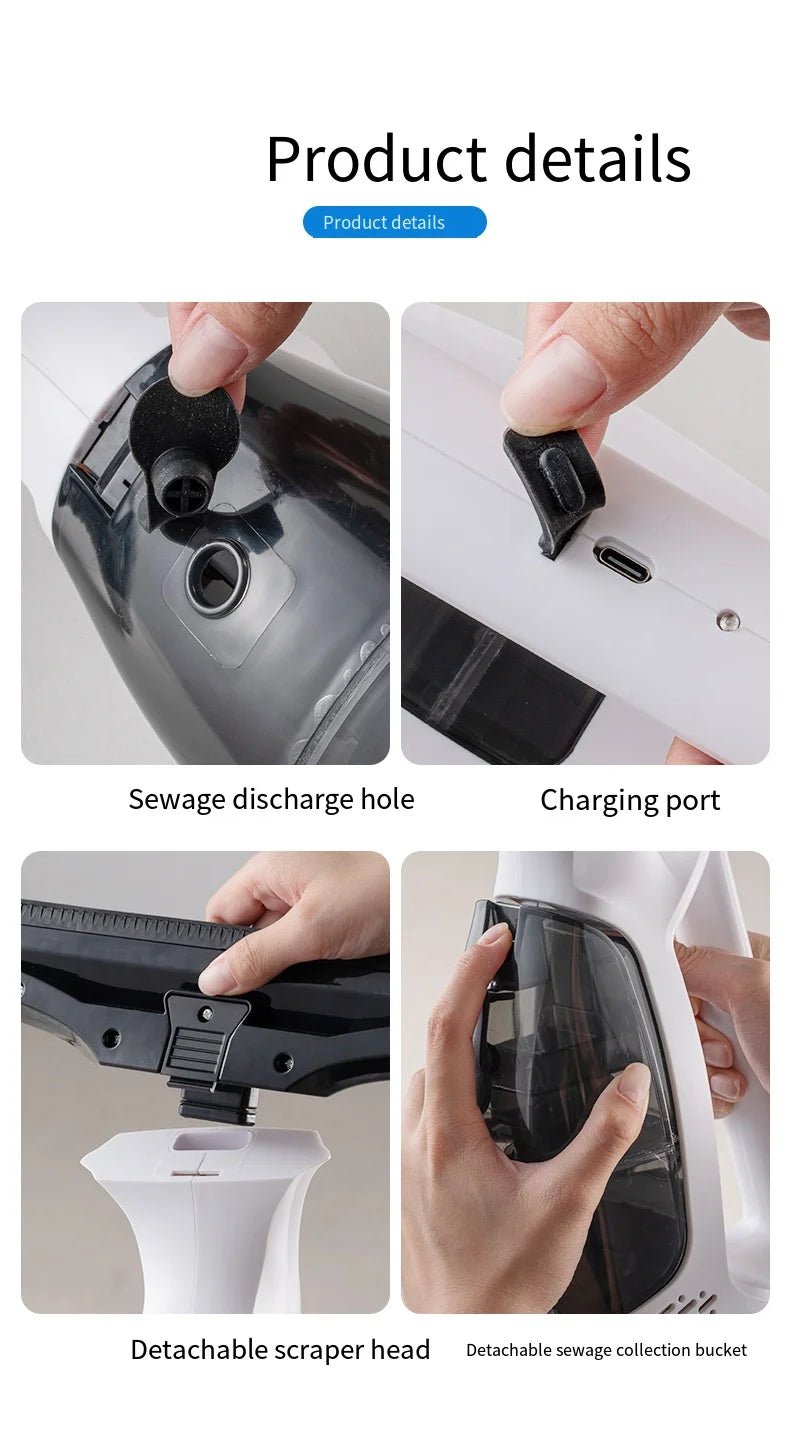Multifunctional Electric Cordless Window Cleaner
