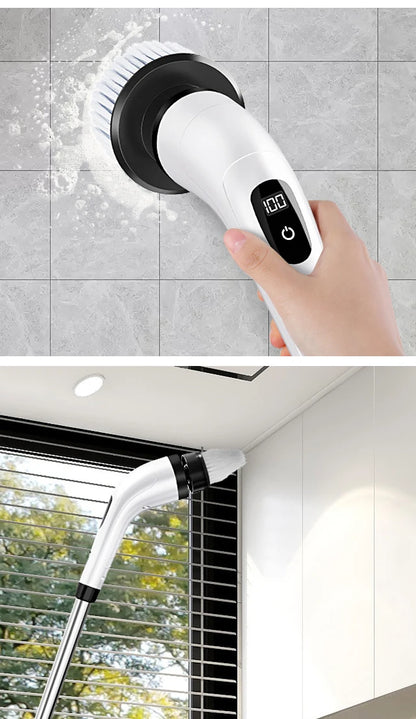 Household Cordless Multipurpose Spin Scrubber