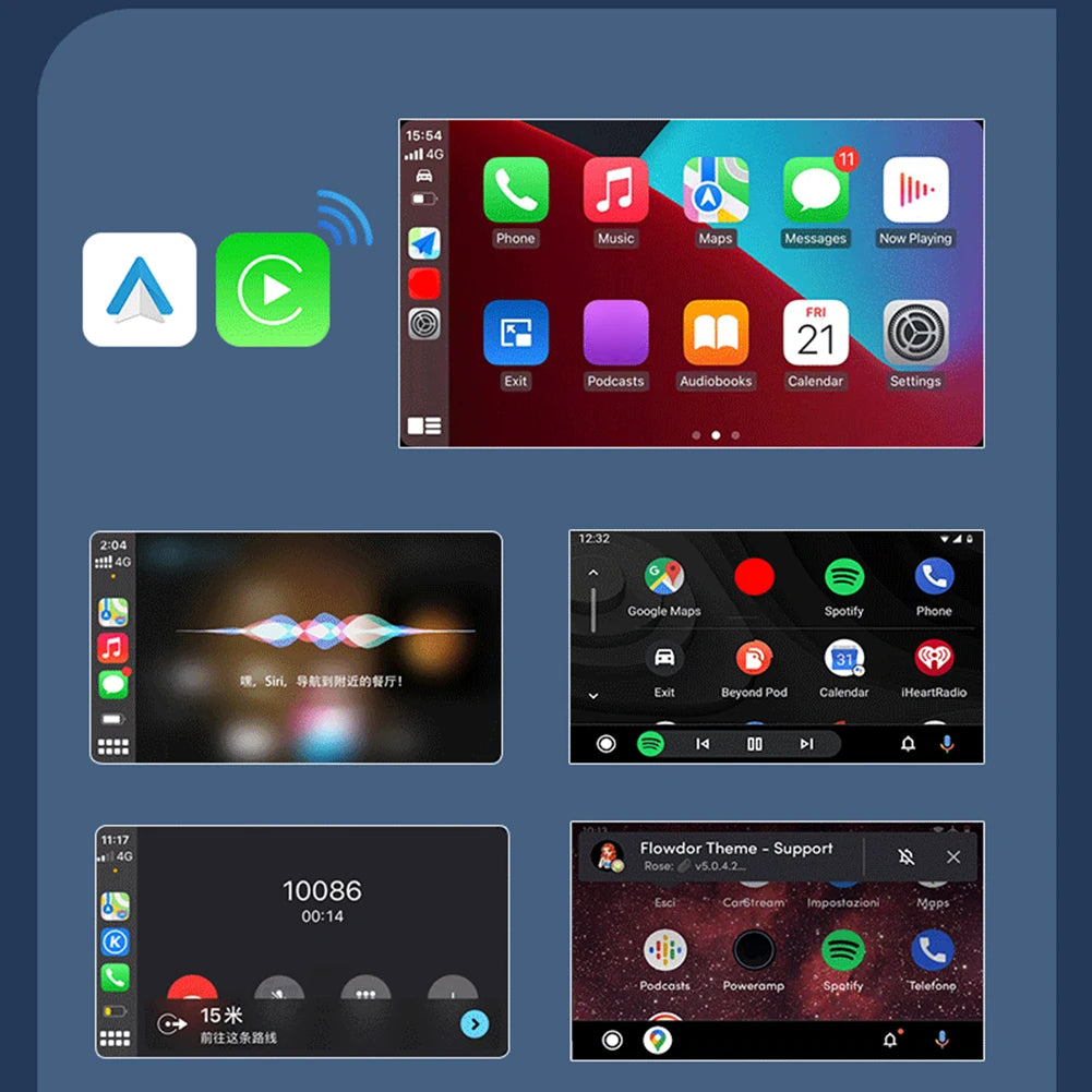 2 in 1 Mini Wireless CarPlay Adapter