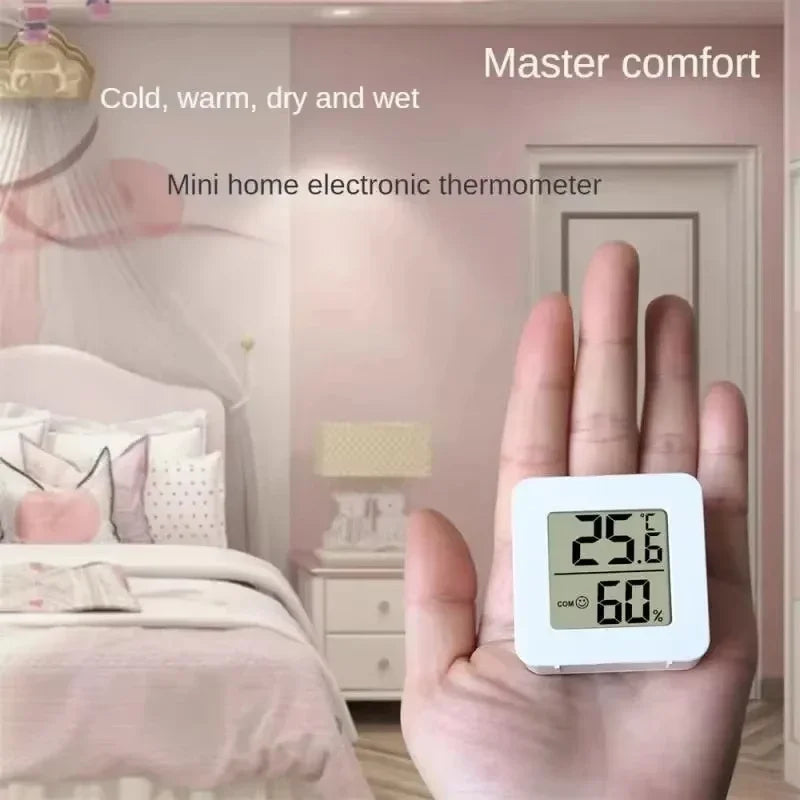 Smart Home Weather Station with Alarm Clock, LED Digital Thermometer