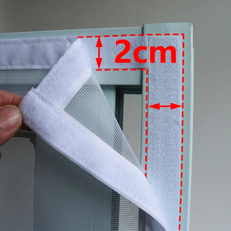 DTGJ Magnetic Door Screen White Mosquito Net