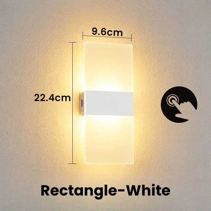 Touch Sensor Switch LED Wall Lamp