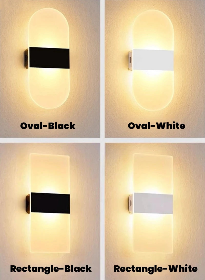 Touch Sensor Switch LED Wall Lamp