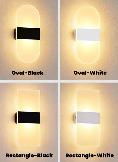 Touch Sensor Switch LED Wall Lamp