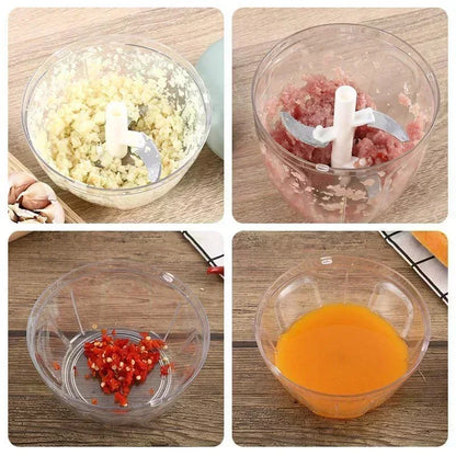 Multi-function Grinding Chopper Food Vegetables Cutter Meat Kitchen Gadgets Masher Tool