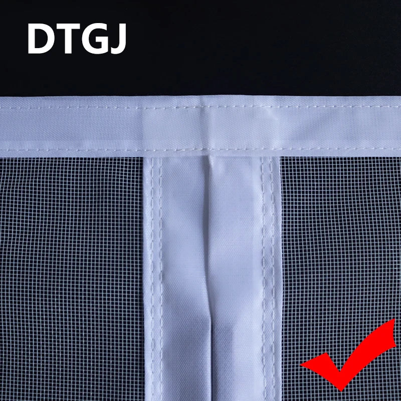 DTGJ Magnetic Door Screen White Mosquito Net