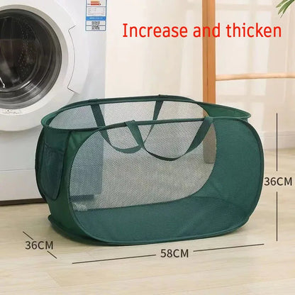 Collapsible Mesh Laundry Hamper Foldable