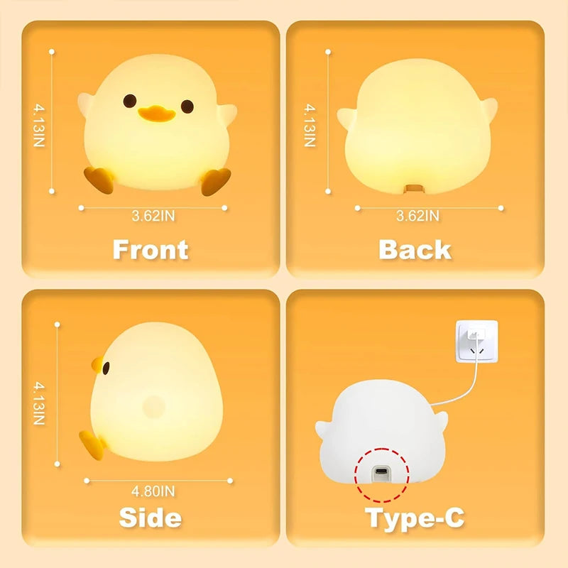 DoDo Duck Night Light, Cute Duck Lamp