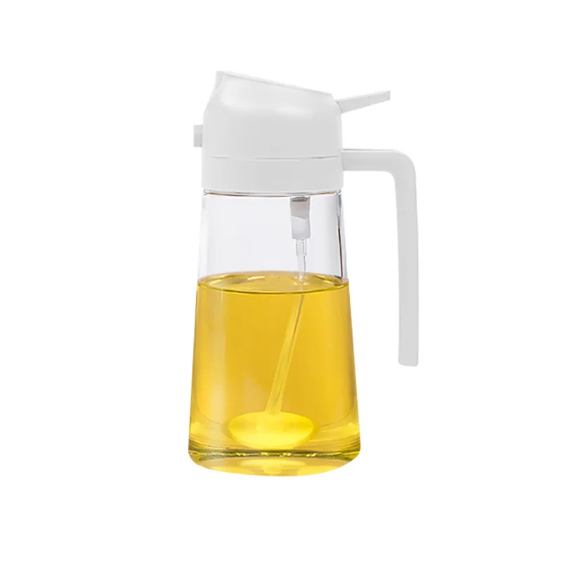 New 500ml 2 in 1 Spray Oil Sprayer Oil Dispenser