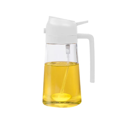 New 500ml 2 in 1 Spray Oil Sprayer Oil Dispenser