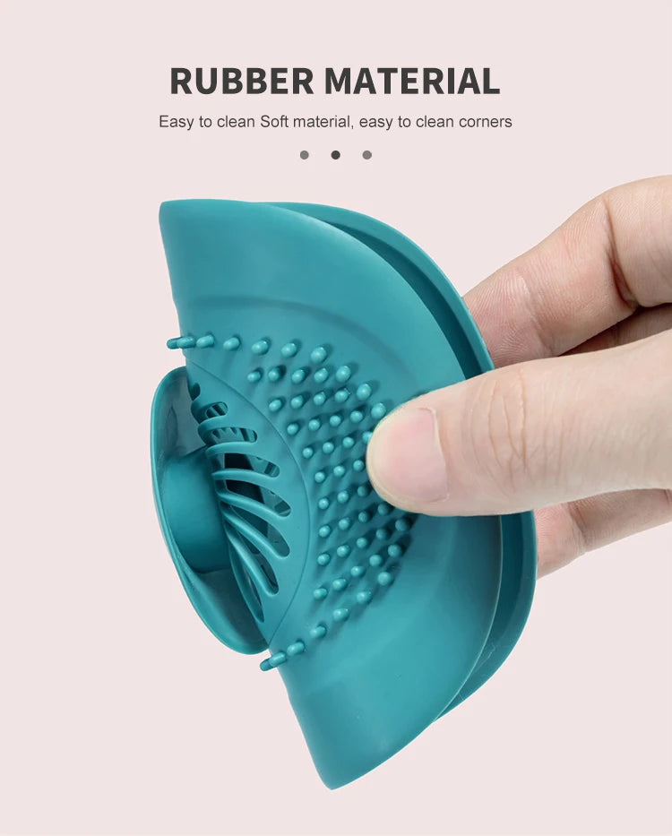 Bathroom Hair Catcher Stopper Silicone Shower