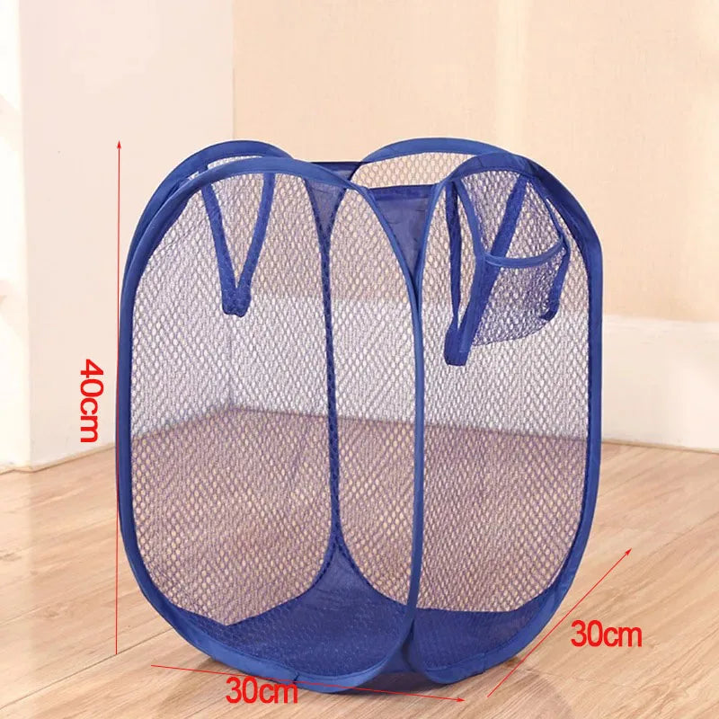 Collapsible Mesh Laundry Hamper Foldable