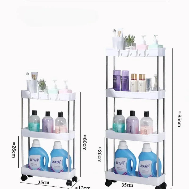 Rolling Storage Cart with Wheels