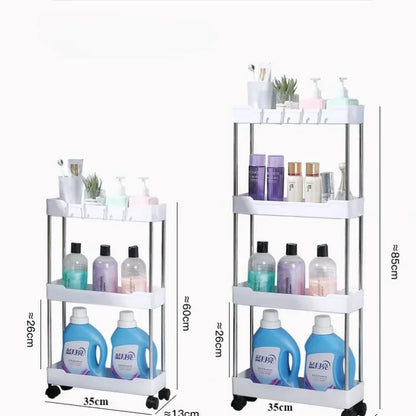 Rolling Storage Cart with Wheels