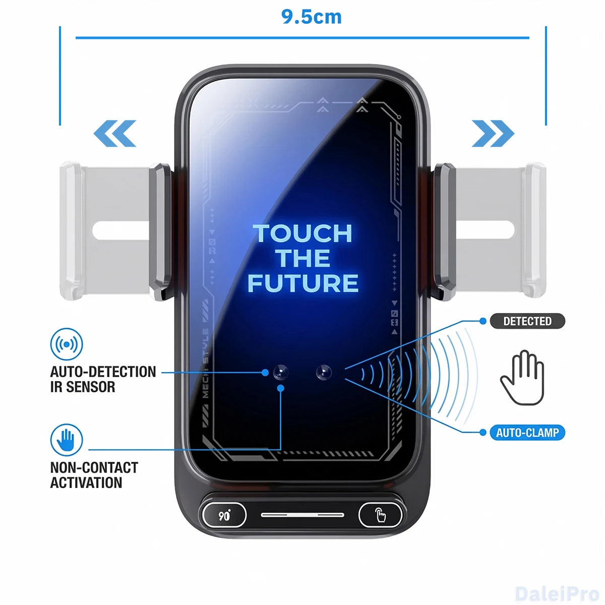 Auto Sensing One-Touch Release and Rotation Charger