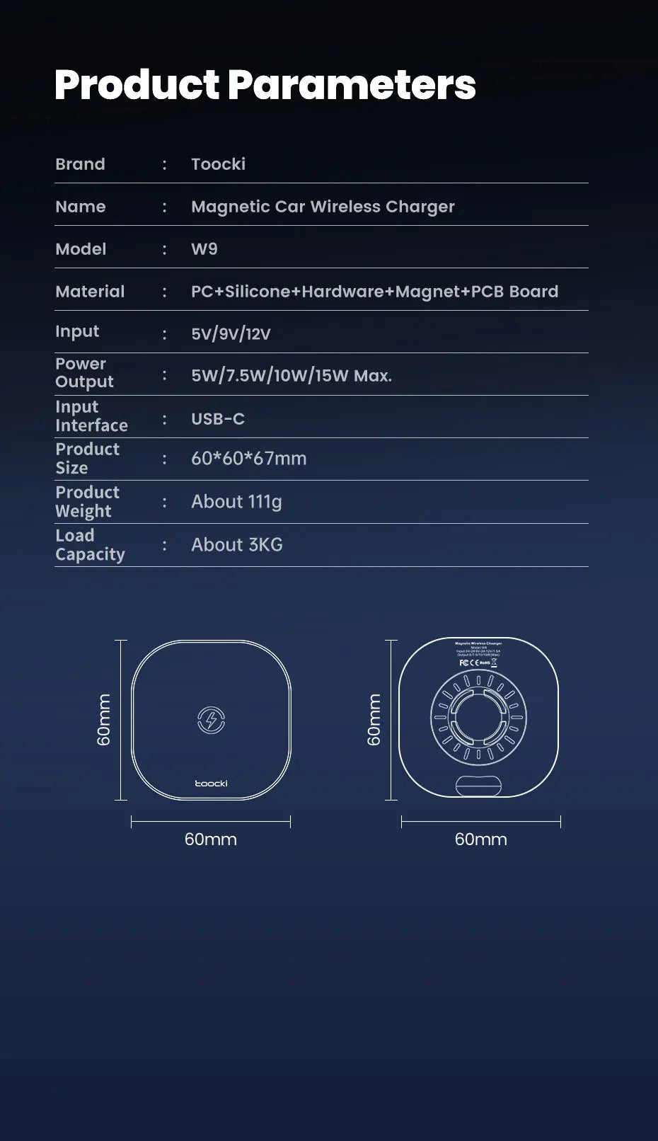 Magnetic Car Wireless Charger