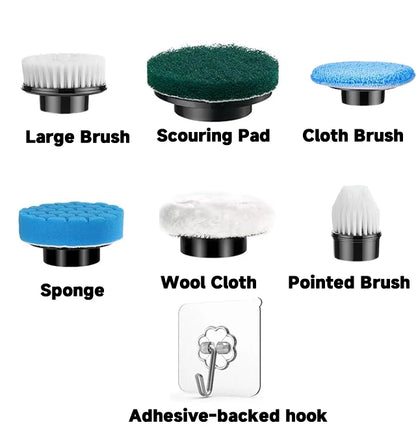 Household Cordless Multipurpose Spin Scrubber