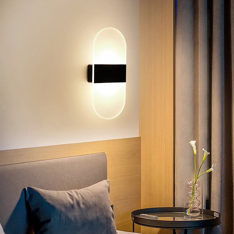 Touch Sensor Switch LED Wall Lamp