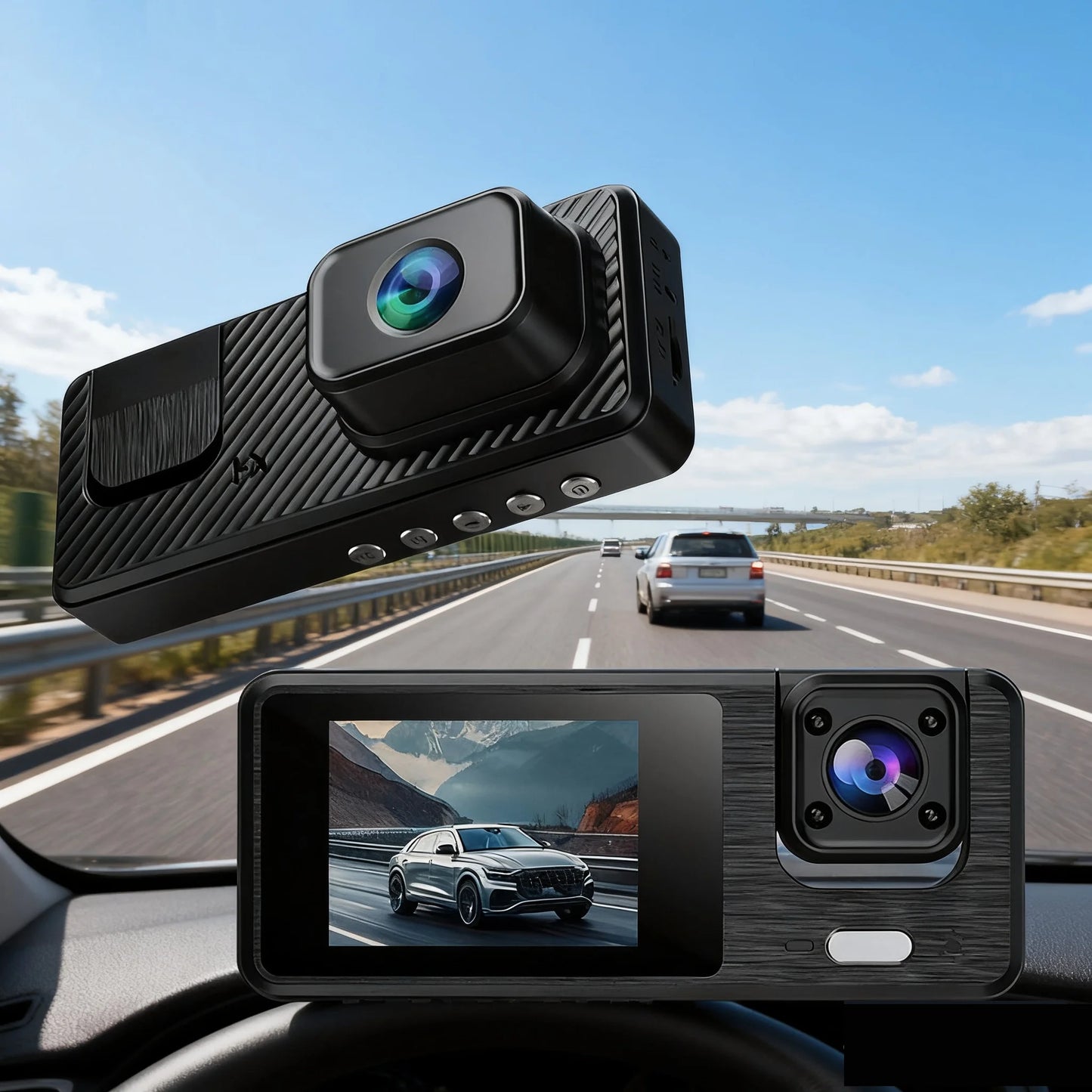 1080P Video Recorder  Car DVR Front Rear View Dash Cam For Car