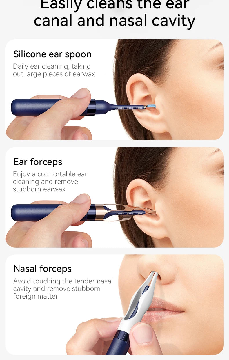 Multi-Functional Visual Ear Cleaning Tool