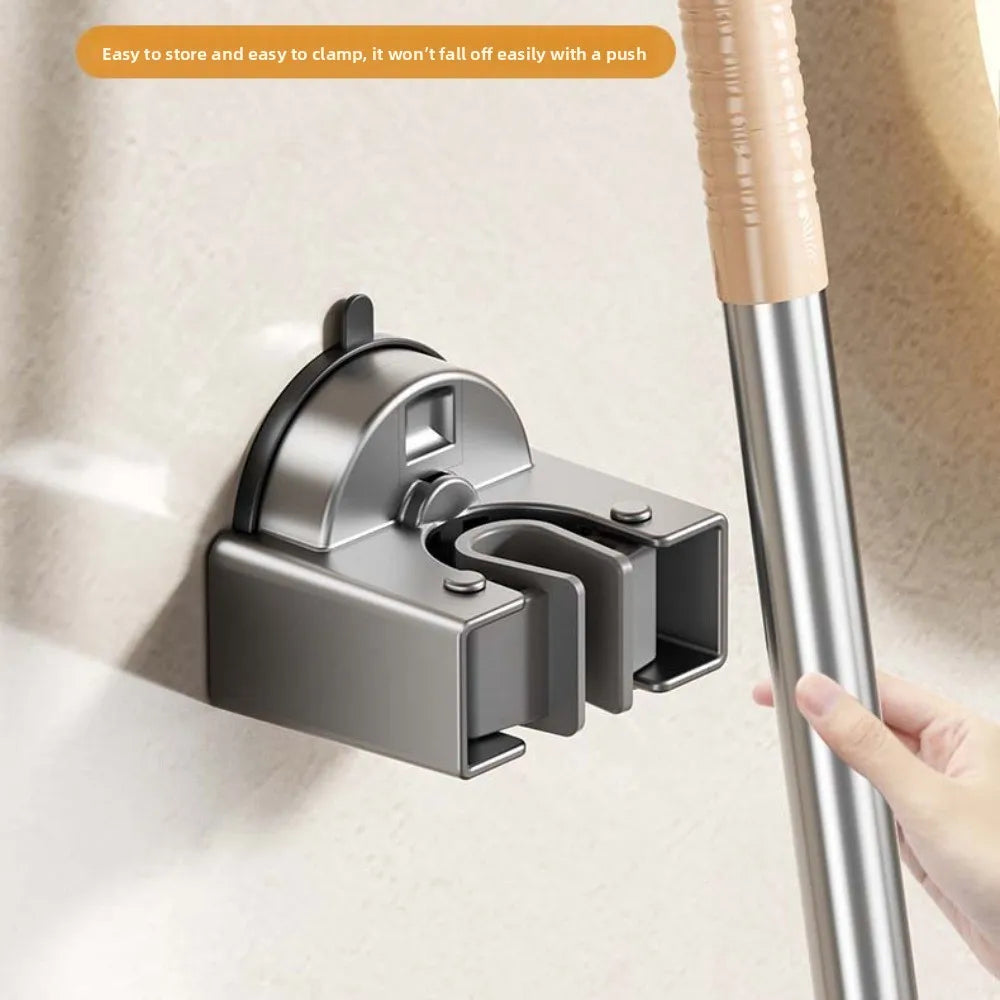 Broom Bathroom Mop Hook Suction Cup Wall Mounted