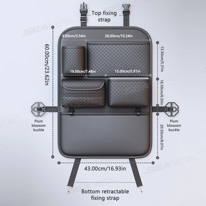 SEAMETAL Multi-functional Car Seat Back Organizer