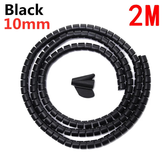 Cable Management Flexible Spiral Storage Pipe