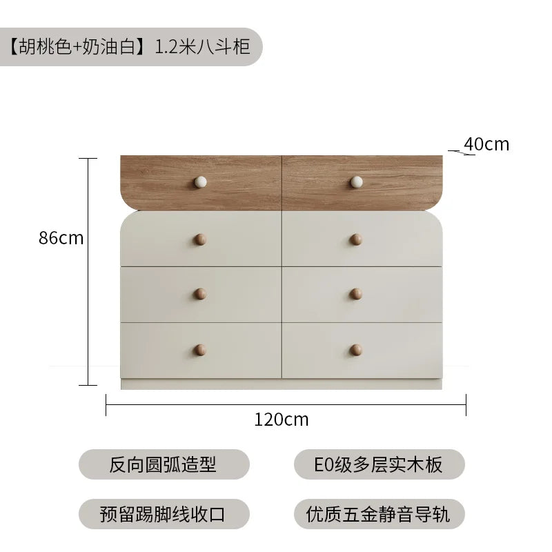 Cream Style Storage Design Creative Display Cabinet