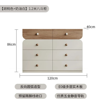 Cream Style Storage Design Creative Display Cabinet