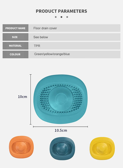 Bathroom Hair Catcher Stopper Silicone Shower