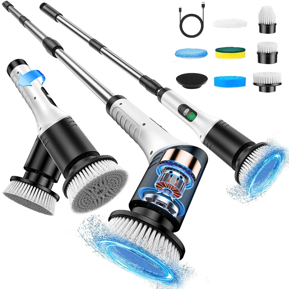 9-in-1 Multi-Function Electric Cleaning Brush
