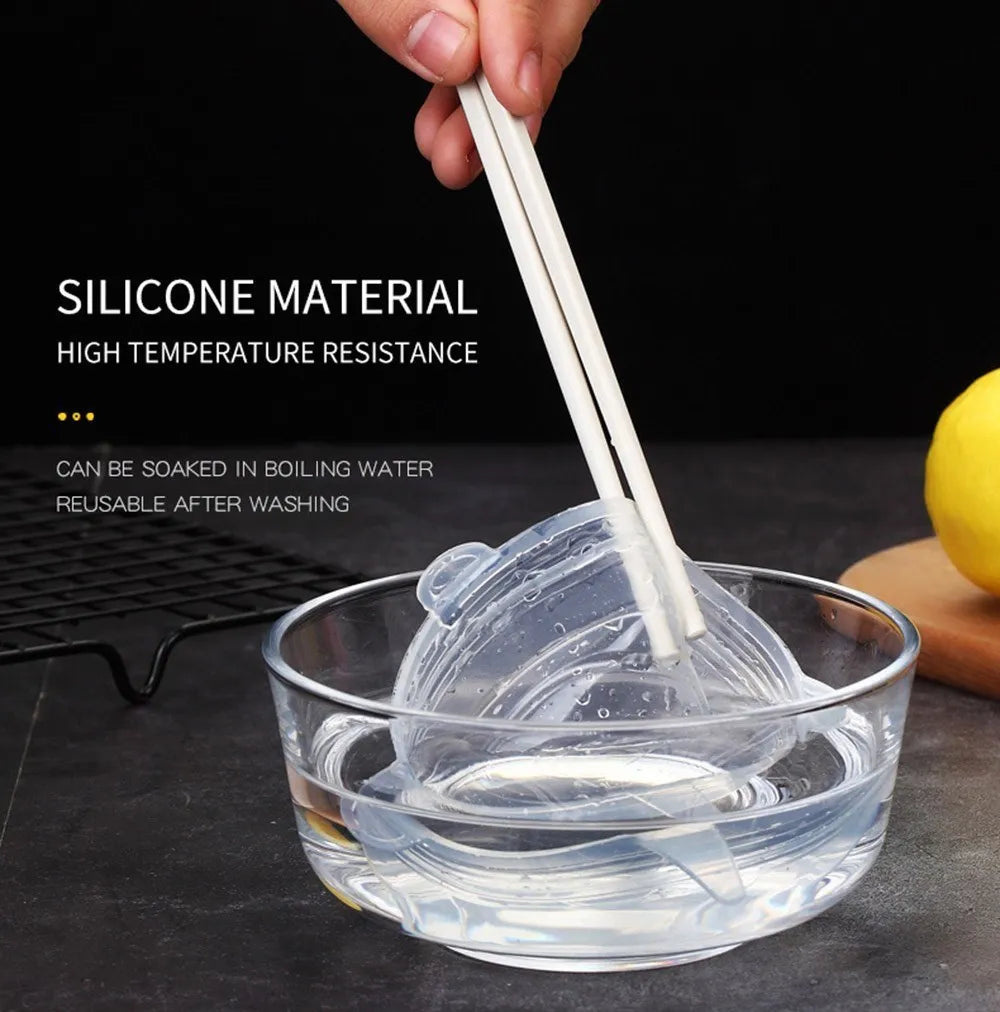 6 Pcs Silicone Cover  Stretch Lids for Kitchen