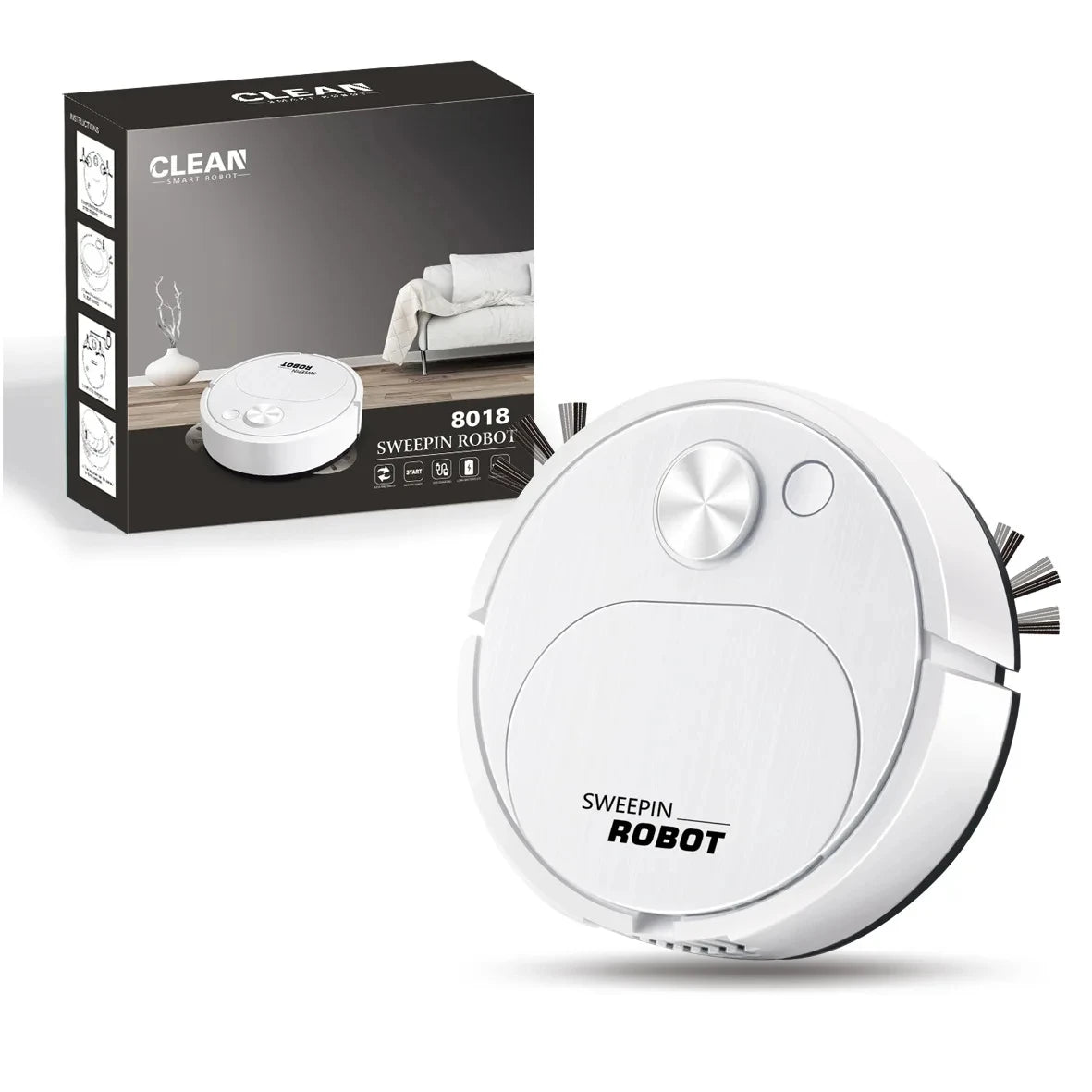 3 In 1 Smart Wireless Dragging Cleaning Sweep Floor For Home Office