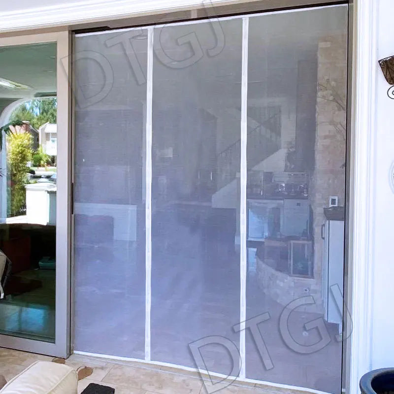 DTGJ Magnetic Door Screen White Mosquito Net