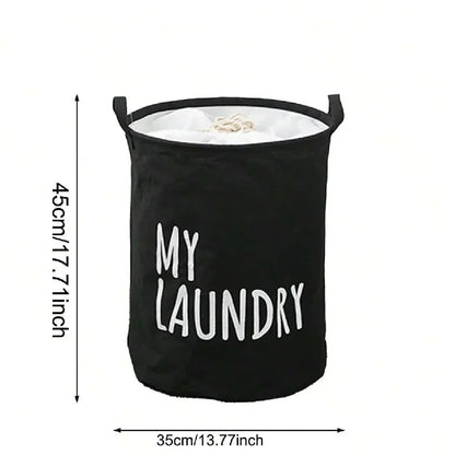 Cotton and Linen Laundry Basket Household