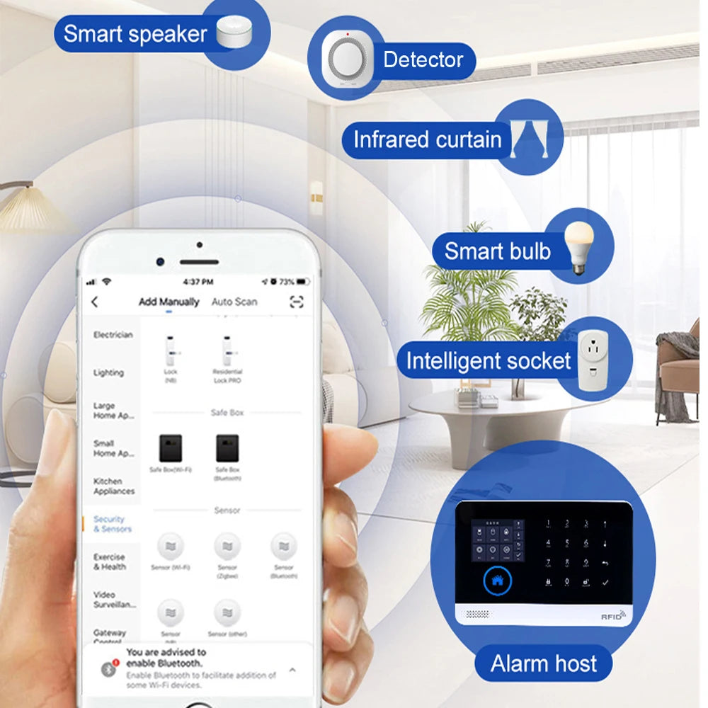 The New Smart Home Security System Wireless Alarm