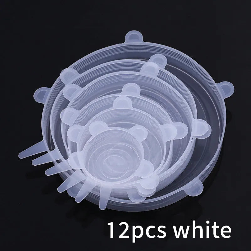Silicone Stretch Food Covers Kitchen Fresh