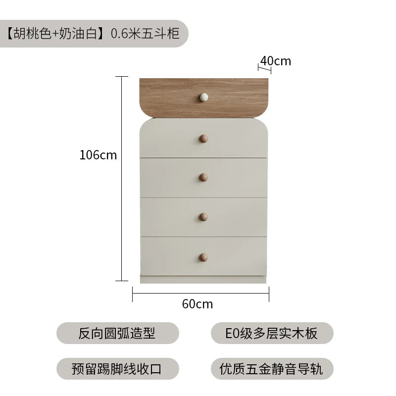 Cream Style Storage Design Creative Display Cabinet