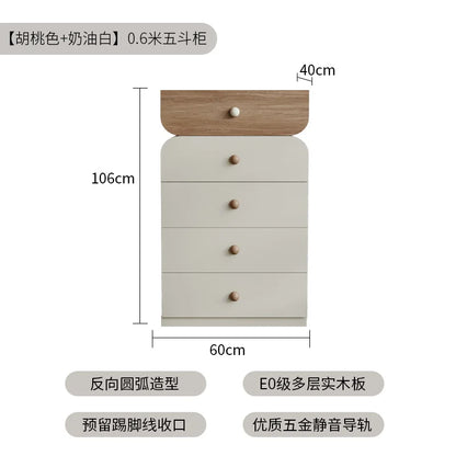 Cream Style Storage Design Creative Display Cabinet