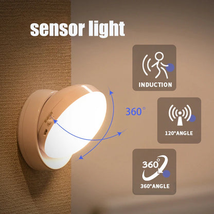 LED Night Light USB Charging Motion Sensor