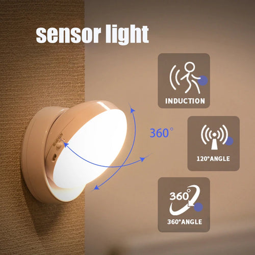 LED Night Light USB Charging Motion Sensor