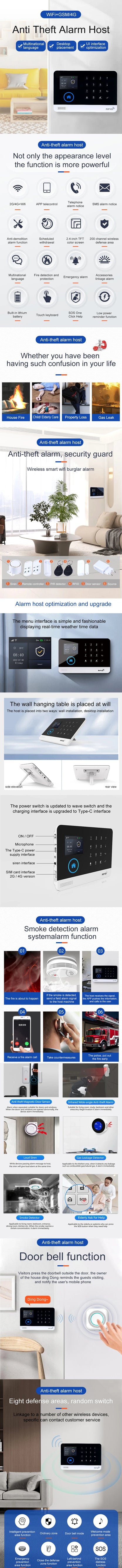The New Smart Home Security System Wireless Alarm