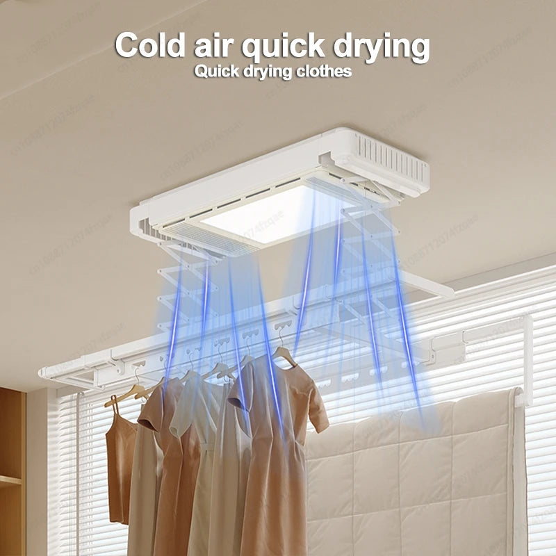 Remote Control Lifting Clothes Drying Rack