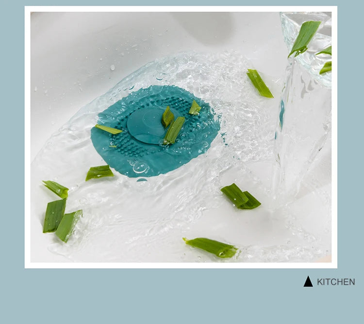 Bathroom Hair Catcher Stopper Silicone Shower