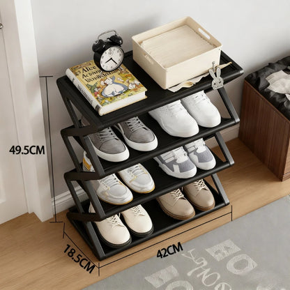 Large Capacity & Easy Assembly Space - Saving Z - Type Shoe Rack