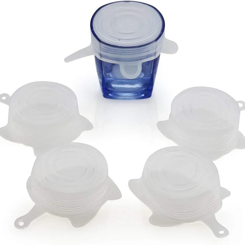 Small Silicone Stretch Lids 8 Pack of 2.5 inch