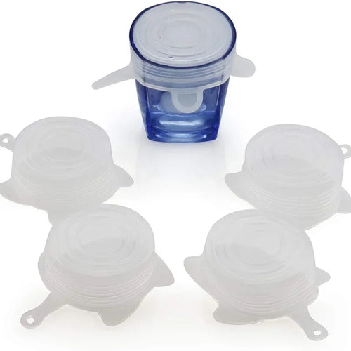Small Silicone Stretch Lids 8 Pack of 2.5 inch