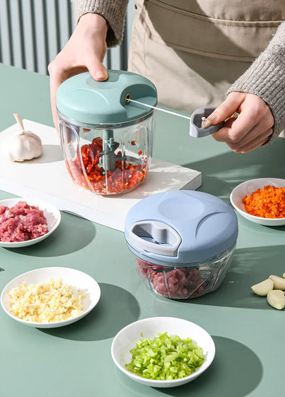 500/900ML Manual Meat Mincer Garlic Chopper